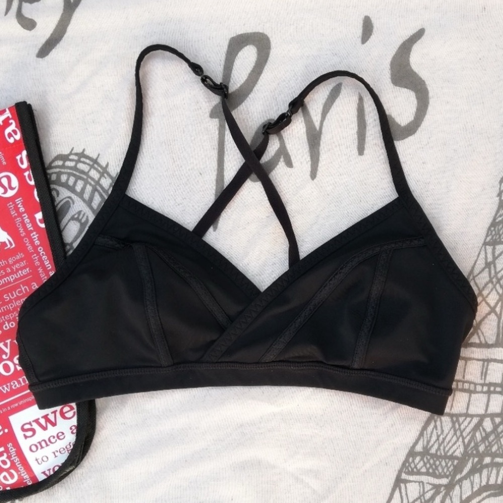 LULULEMON 6 Black Bralette - Picture 5 of 6